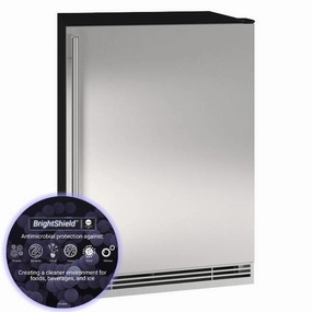 U-Line UHRE124SS81A Hre124 24" Refrigerator With Stainless Solid Finish (115V/60 Hz Volts /60 Hz Hz) Undercounter Refrigerators 24 inch undercounter fridge for kitchen