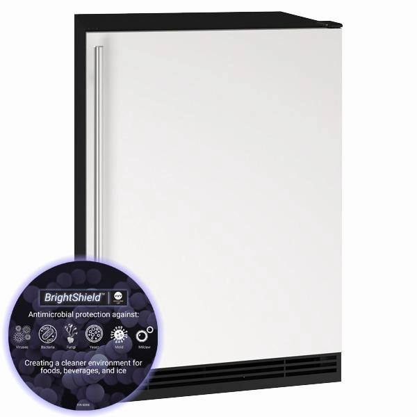 U-Line UHRE124WS81A Hre124 24" Refrigerator With White Solid Finish (115V/60 Hz Volts /60 Hz Hz) Undercounter Refrigerators 24 inch undercounter fridge for kitchen