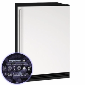 U-Line UHRE124WS81A Hre124 24" Refrigerator With White Solid Finish (115V/60 Hz Volts /60 Hz Hz) Undercounter Refrigerators 24 inch undercounter fridge for kitchen