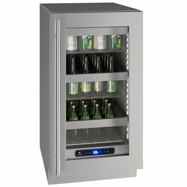 U-Line UHRE518SG01A Hre518 18" Refrigerator With Stainless Frame Finish (115 V/60 Hz Volts /60 Hz Hz) Undercounter Refrigerators 24 inch undercounter fridge for kitchen