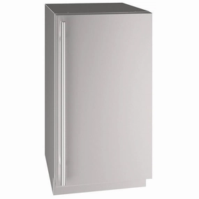 U-Line UHRE518SS01A Hre518 18" Refrigerator With Stainless Solid Finish (115 V/60 Hz Volts /60 Hz Hz) Undercounter Refrigerators 24 inch undercounter fridge for kitchen