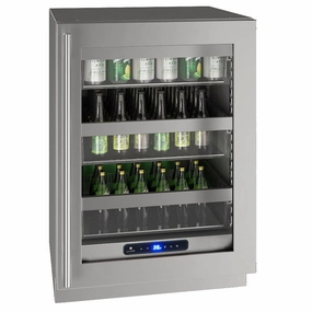 U-Line UHRE524SG01A Hre524 24" Refrigerator With Stainless Frame Finish (115 V/60 Hz Volts /60 Hz Hz) Undercounter Refrigerators 24 inch undercounter fridge for kitchen