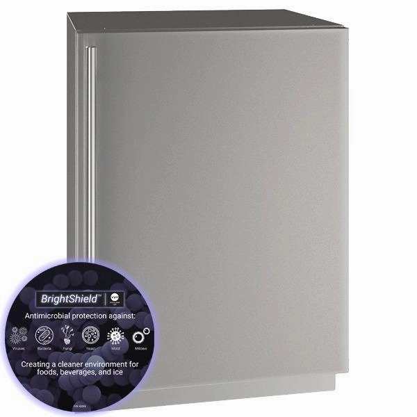 U-Line UHRE524SS81A Hre524 24" Refrigerator With Stainless Solid Finish (115 V/60 Hz Volts /60 Hz Hz) Undercounter Refrigerators 24 inch undercounter fridge for kitchen