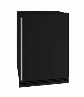 U-Line UHRI124BS01A 24" Refrigerator/Ice Maker With Black Solid Finish (115 V/60 Hz Volts /60 Hz Hz) Undercounter Refrigerators 24 inch undercounter fridge for kitchen