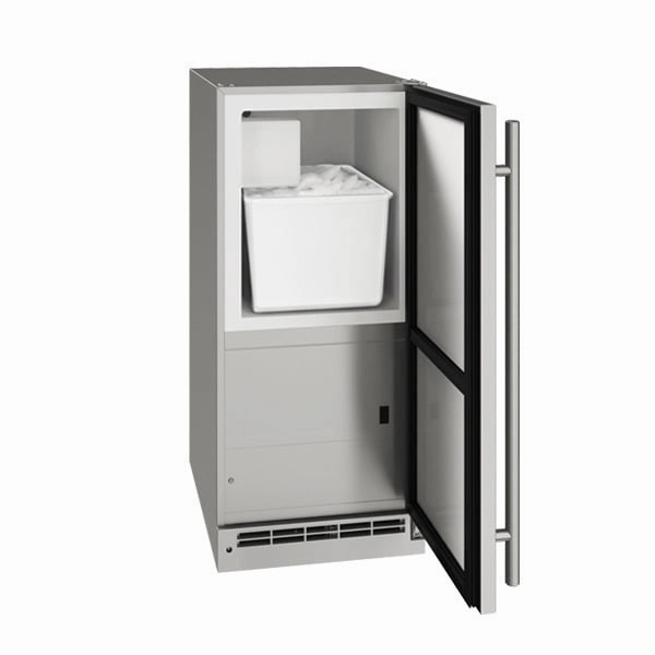 U-Line UOCR115SS01A 15" Crescent Ice Maker With Stainless Solid Finish (115 V/60 Hz Volts /60 Hz Hz) Outdoor Icemakers,outdoor ice machine