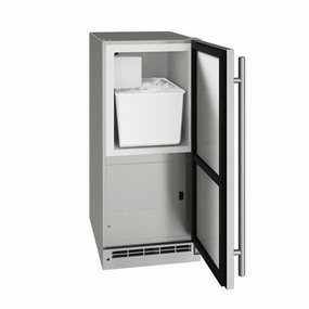 U-Line UOCR115SS01A 15" Crescent Ice Maker With Stainless Solid Finish (115 V/60 Hz Volts /60 Hz Hz) Outdoor Icemakers,outdoor ice machine