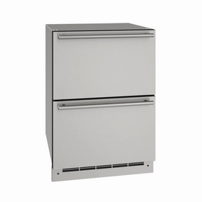 U-Line UODR124SS61A 24" Outdoor Refrigerator Drawers With Stainless Solid Finish (115 V/60 Hz Volts /60 Hz Hz) Outdoor Refrigerators,outdoor mini fridge