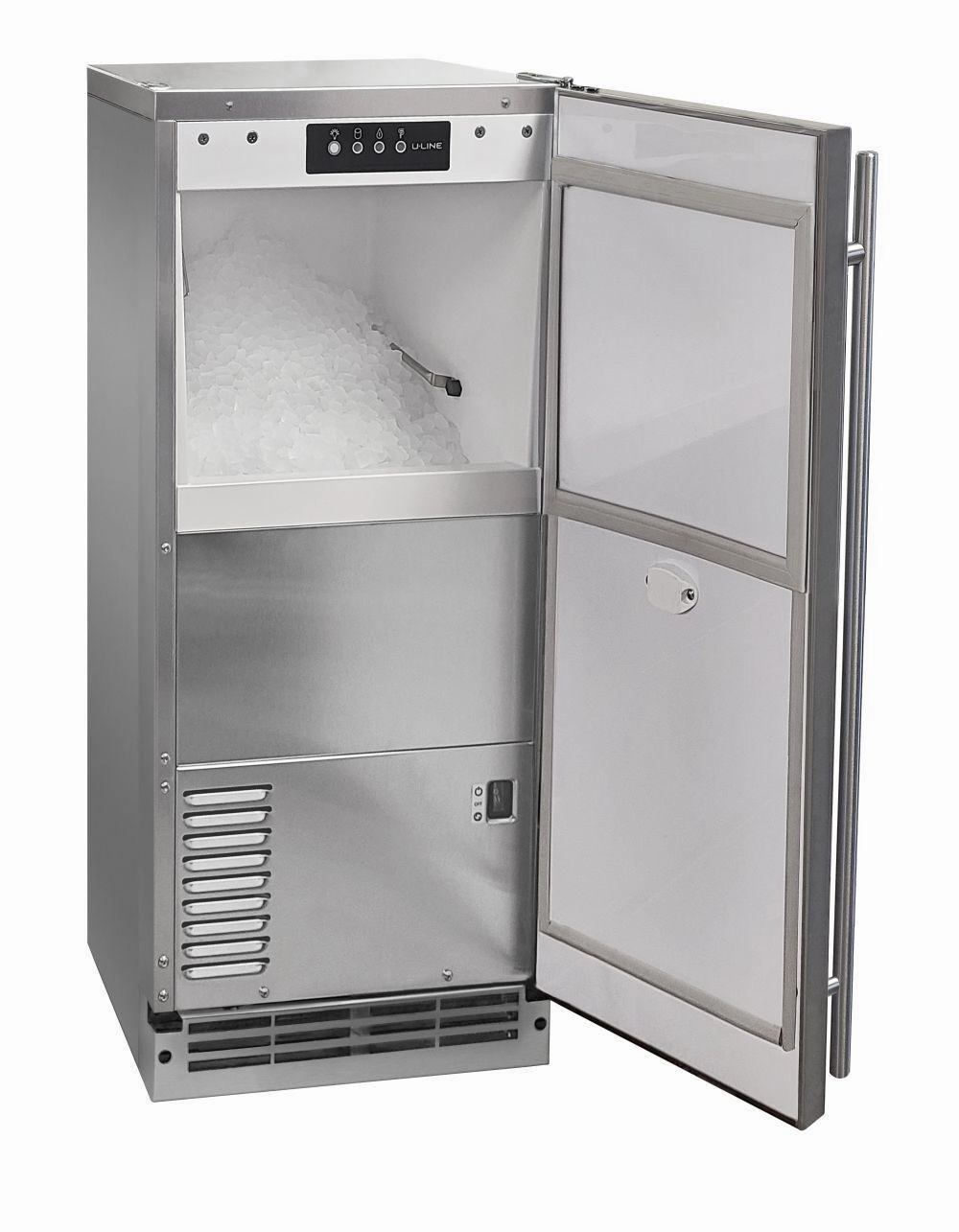 U-Line UONP115SS01C 15" Outdoor Nugget Ice Machine With Stainless Solid Finish (115 V/60 Hz) Outdoor Icemakers,outdoor ice machine