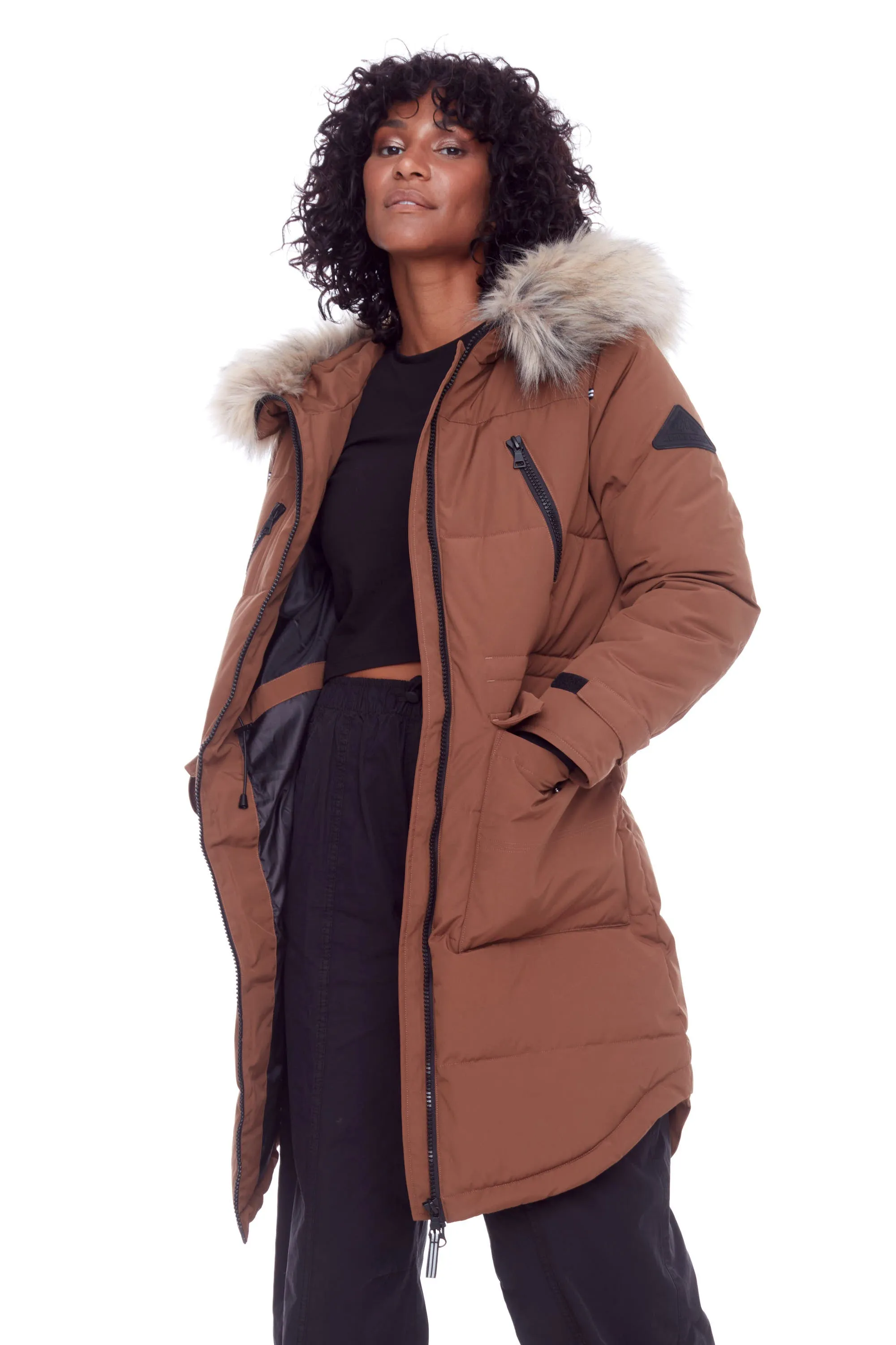 UKON | WOMEN'S VEGAN DOWN (RECYCLED) DRAWSTRING PARKA