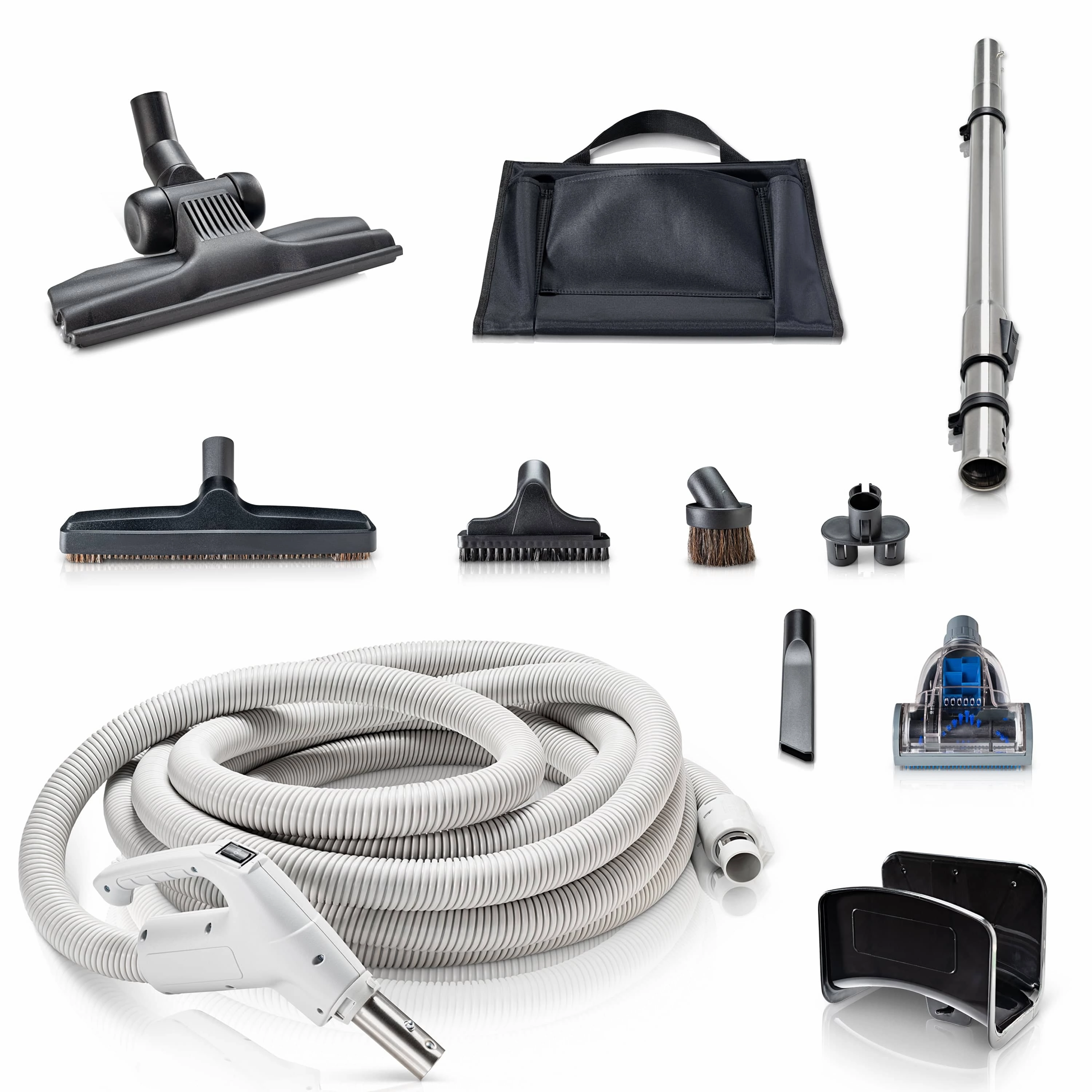 Universal Central Vacuum Hose Kit with Milti Surface Floor Tools by Prolux upright vacuum, stick vacuum