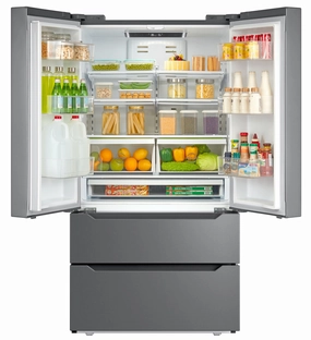 Verona VERF36CDSS 36" Counter Depth Refrigerator - 22.5 Cu Ft Freestanding Refrigerators freestanding fridge freezer combo