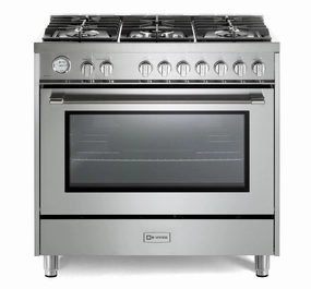 Verona VPRFSGG365SS Verona Prima 36" Gas Range - Stainless Steel Freestanding Ranges freestanding dual fuel range 30 inch