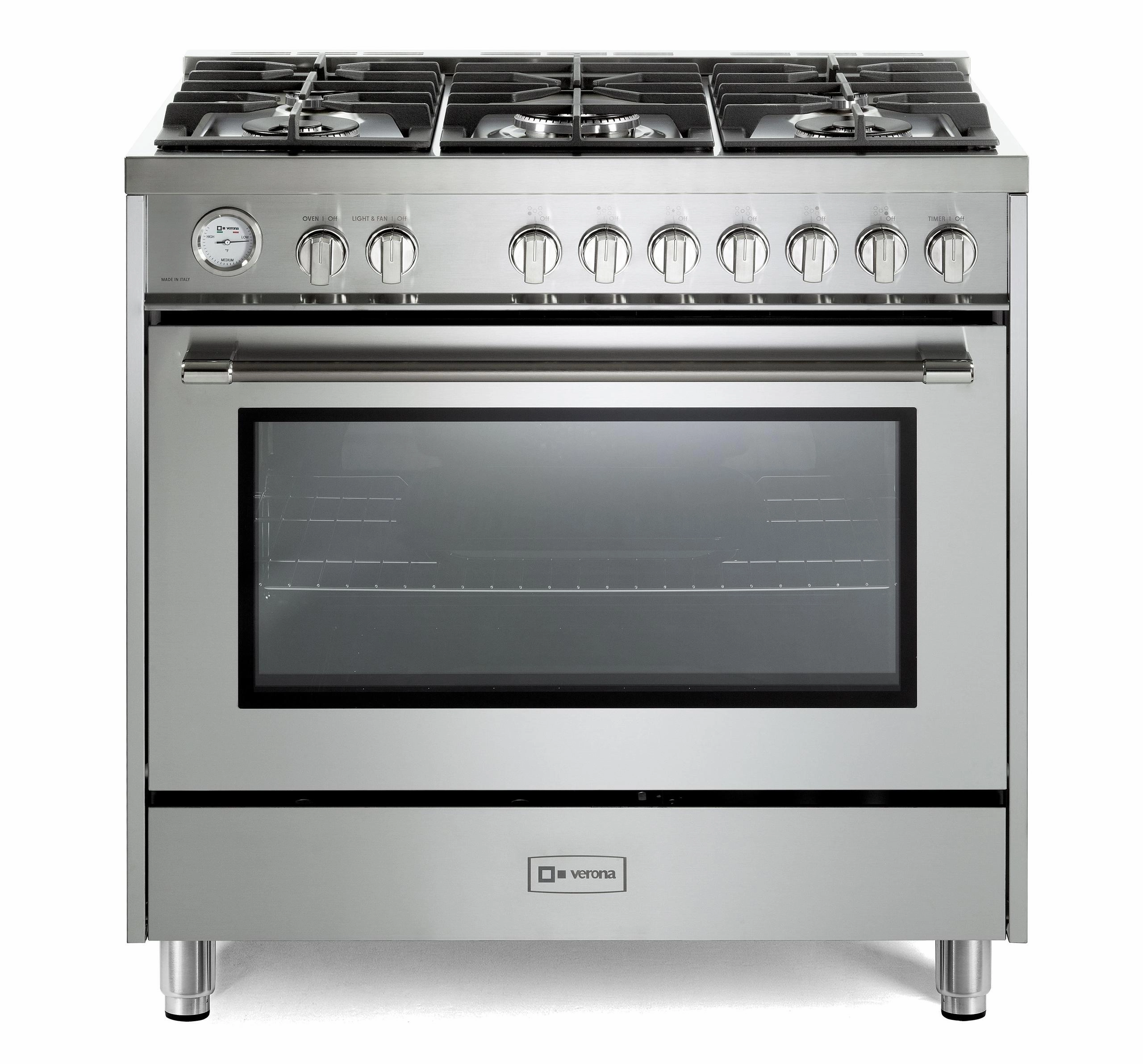 Verona VPRFSGG365SS Verona Prima 36" Gas Range - Stainless Steel Freestanding Ranges freestanding dual fuel range 30 inch