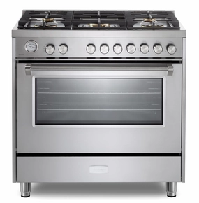 Verona VUFSGG365SS Verona Ultima 36" Gas Range - Stainless Steel Freestanding Ranges freestanding dual fuel range 30 inch