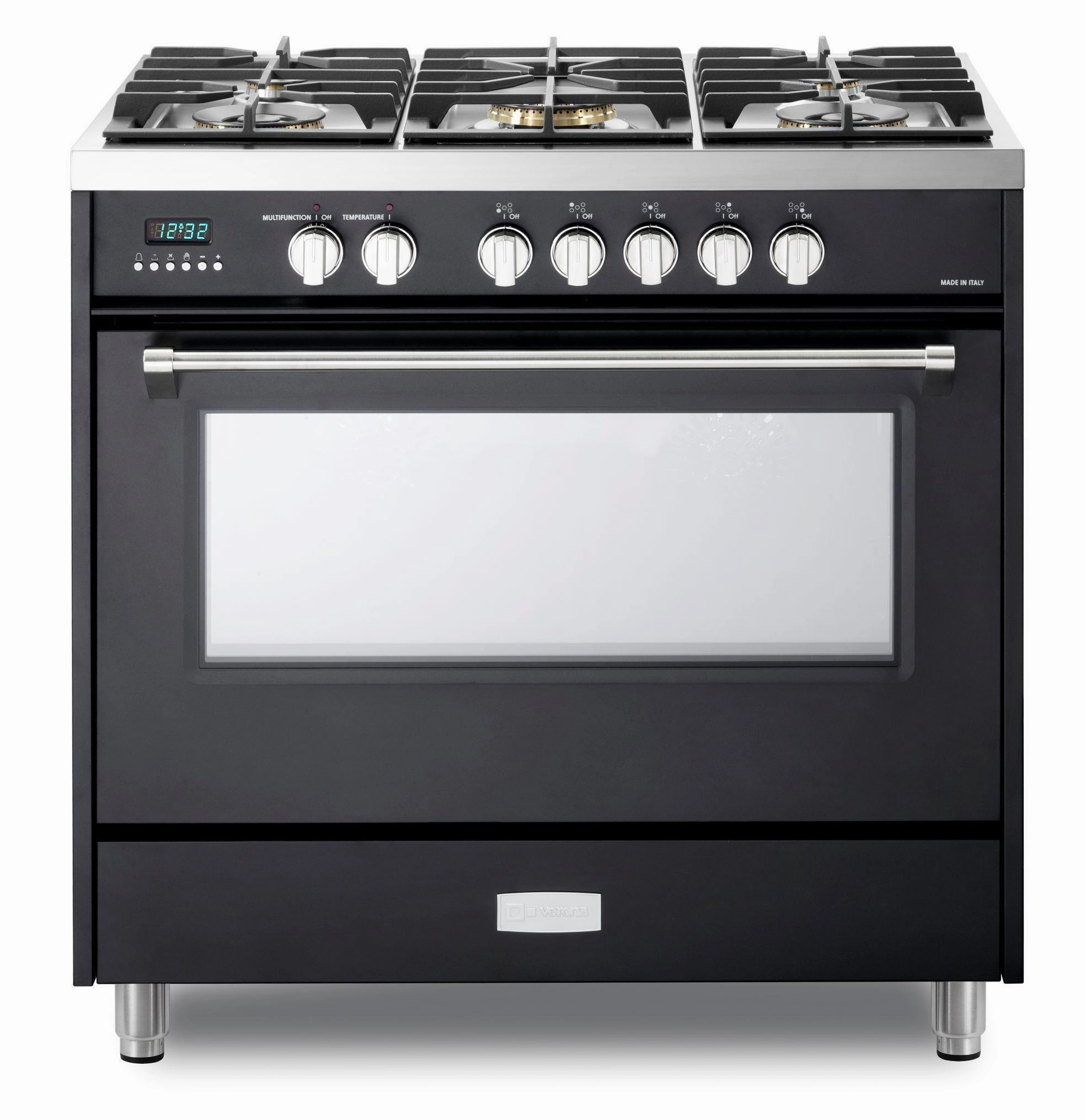 Verona VUFSIE365E Verona Ultima 36" Induction Range - Matte Black Freestanding Ranges freestanding dual fuel range 30 inch