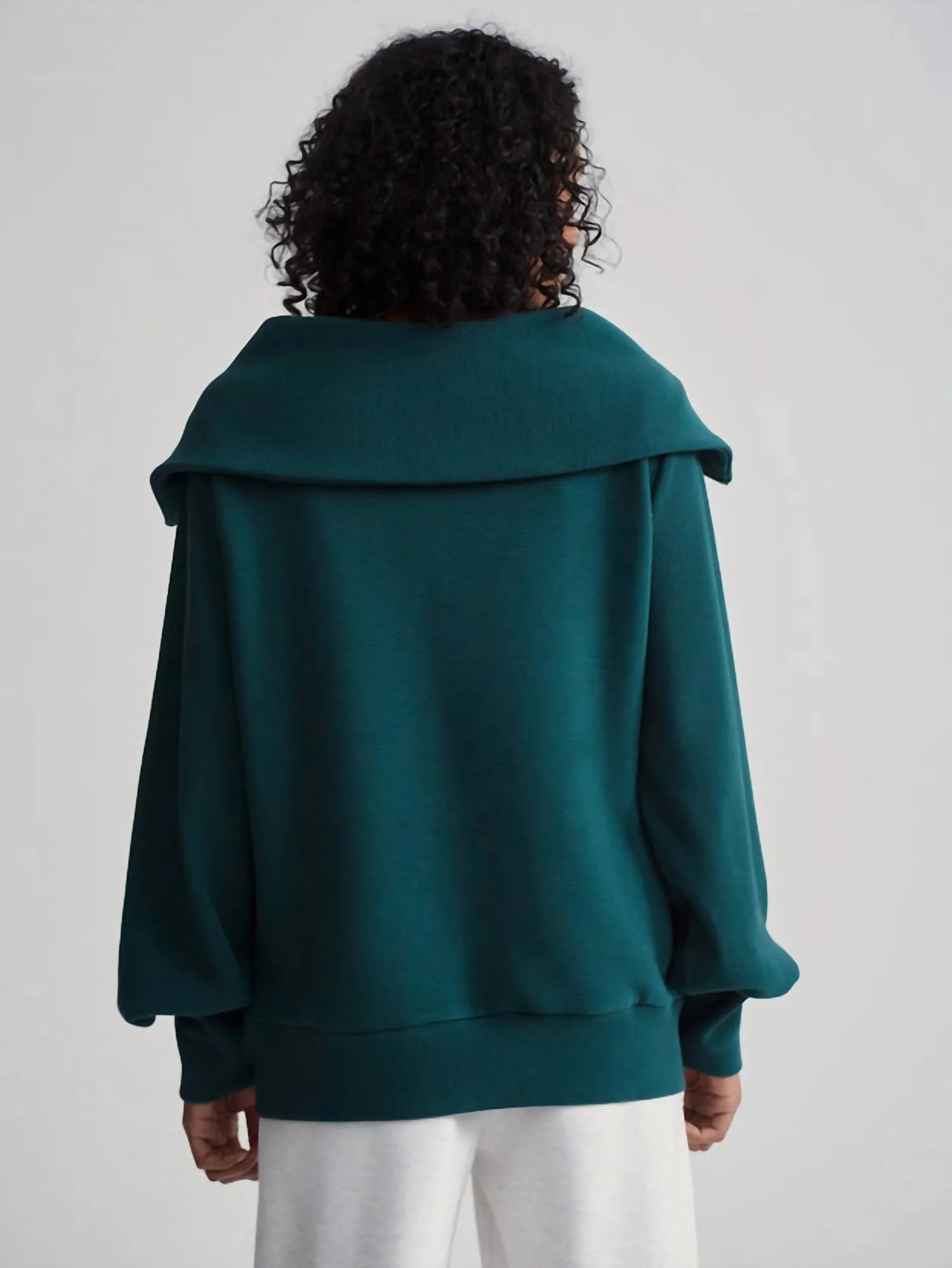 Vine Half Zip Pullover In Conifer