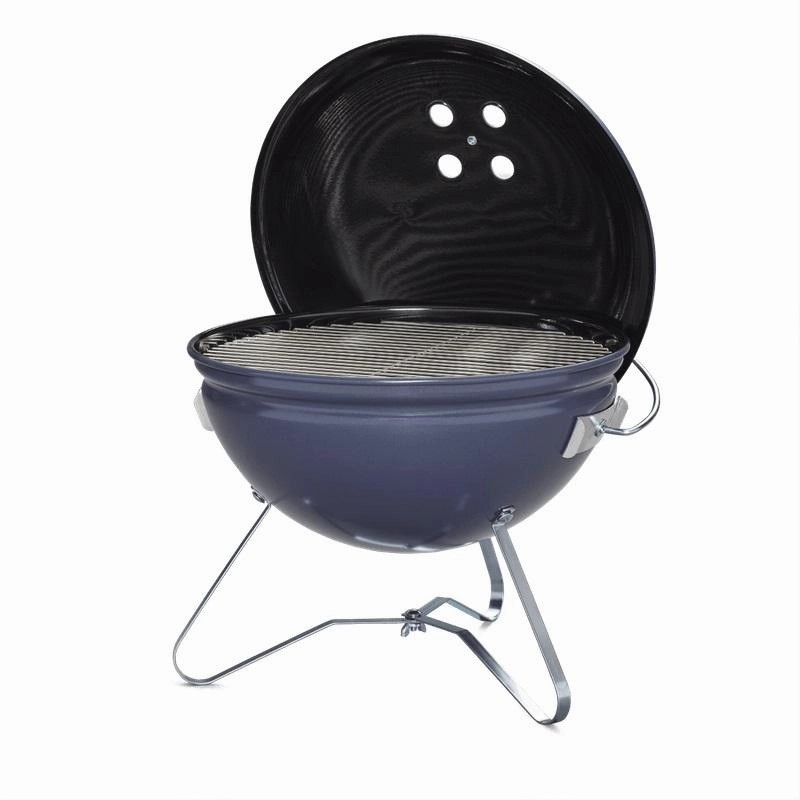 Weber 1126801 Smokey Joe Premium Charcoal Grill 14" - Slate Blue