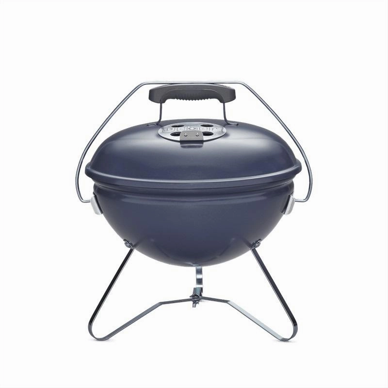 Weber 1126801 Smokey Joe Premium Charcoal Grill 14" - Slate Blue Charcoal Barbeque Grills,charcoal bbq smoker