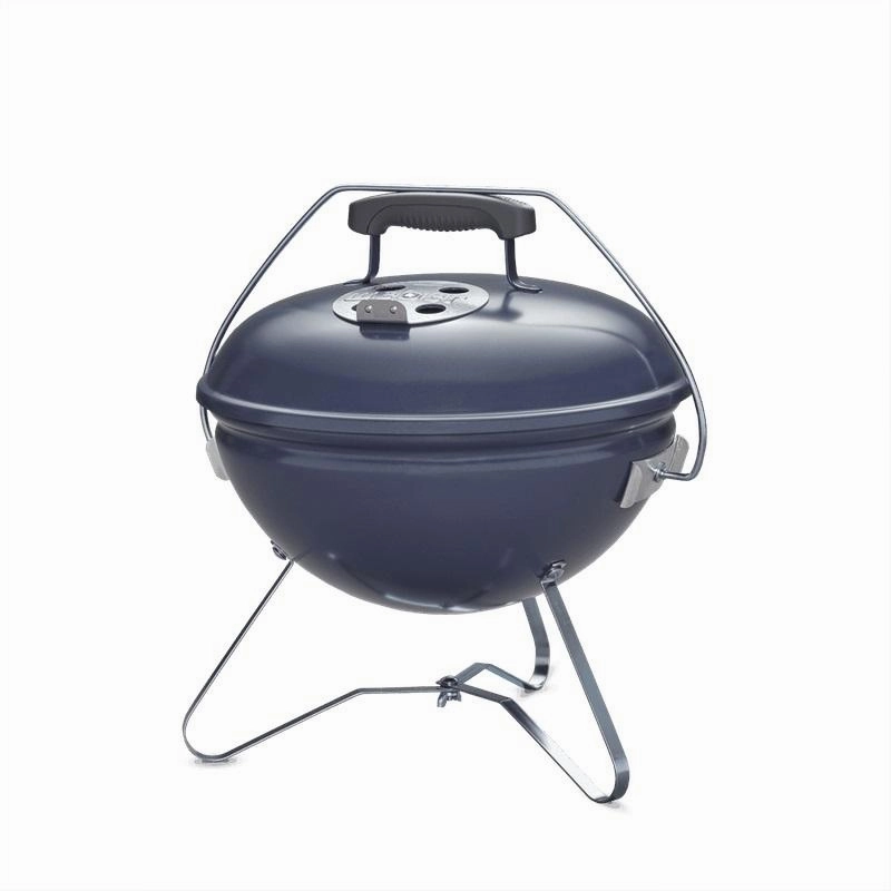 Weber 1126801 Smokey Joe Premium Charcoal Grill 14" - Slate Blue