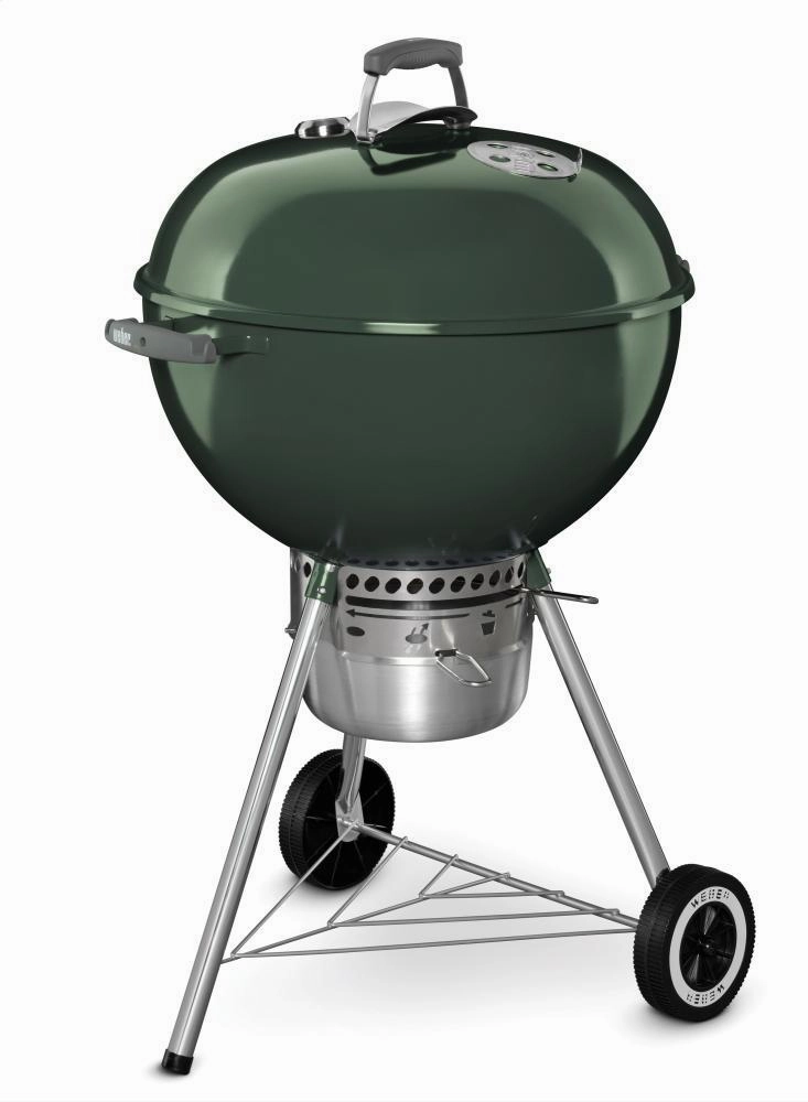 Weber 14407001 Original Kettle&#8482; Premium Charcoal Grill - 22 Inch Green Charcoal Barbeque Grills,charcoal bbq smoker