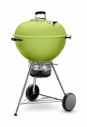 Weber 14511601 Master-Touch Charcoal Grill 22" - Spring Green Charcoal Barbeque Grills,charcoal bbq smoker