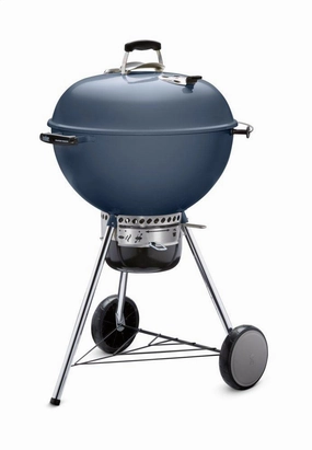 Weber 14513601 Master-Touch Charcoal Grill 22" - Slate Blue Charcoal Barbeque Grills,charcoal bbq smoker