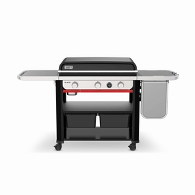 Weber 1500013 Slate&#8482; 30" Rust-Resistant Griddle With Extendable Side Table - Black Liquid Propane Barbeque Grills,propane gas grill