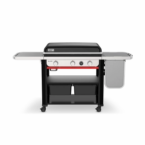 Weber 1500013 Slate&#8482; 30" Rust-Resistant Griddle With Extendable Side Table - Black Barbeque Grills,outdoor bbq grill