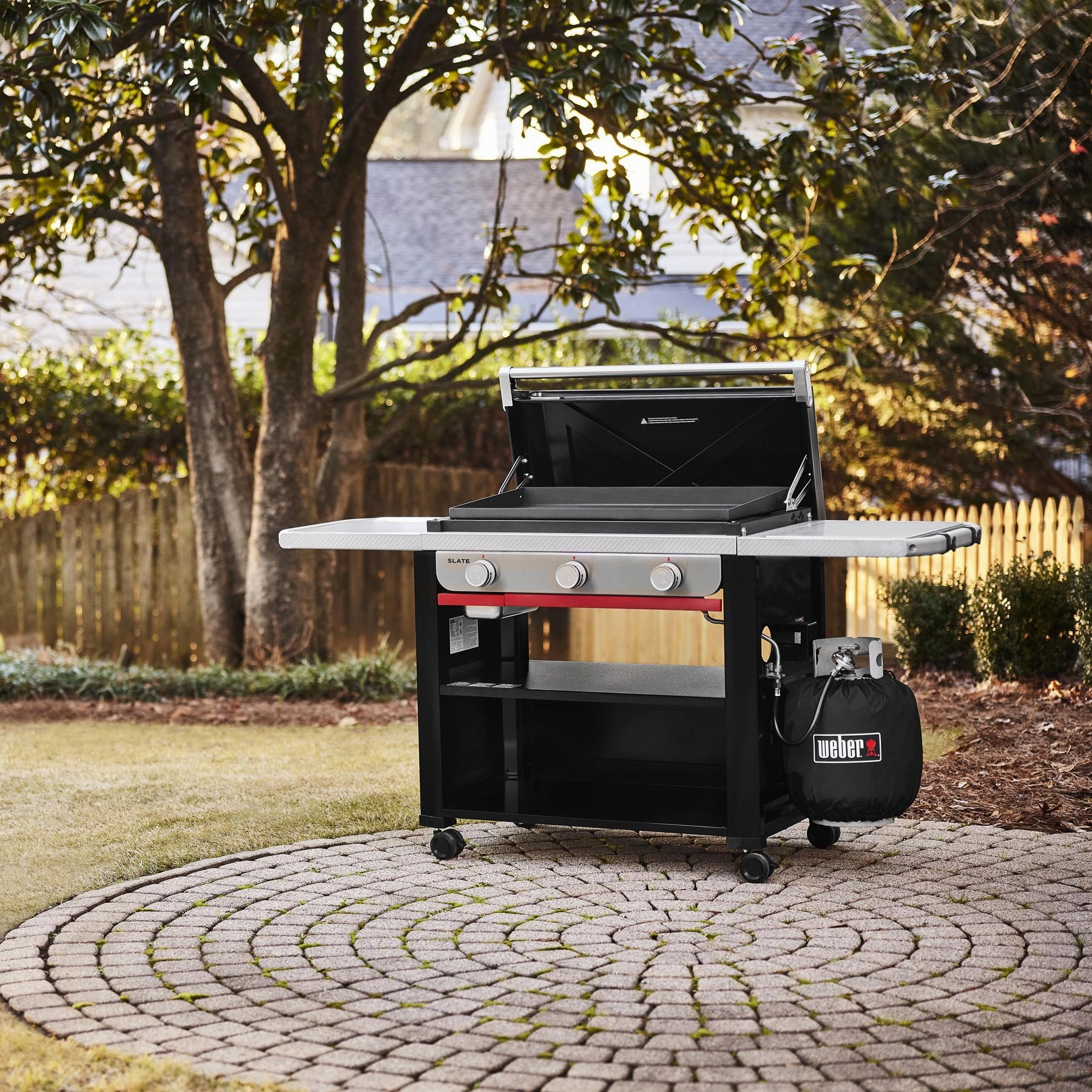 Weber 1500014 Slate&#8482; 30" Rust-Resistant Griddle - Black