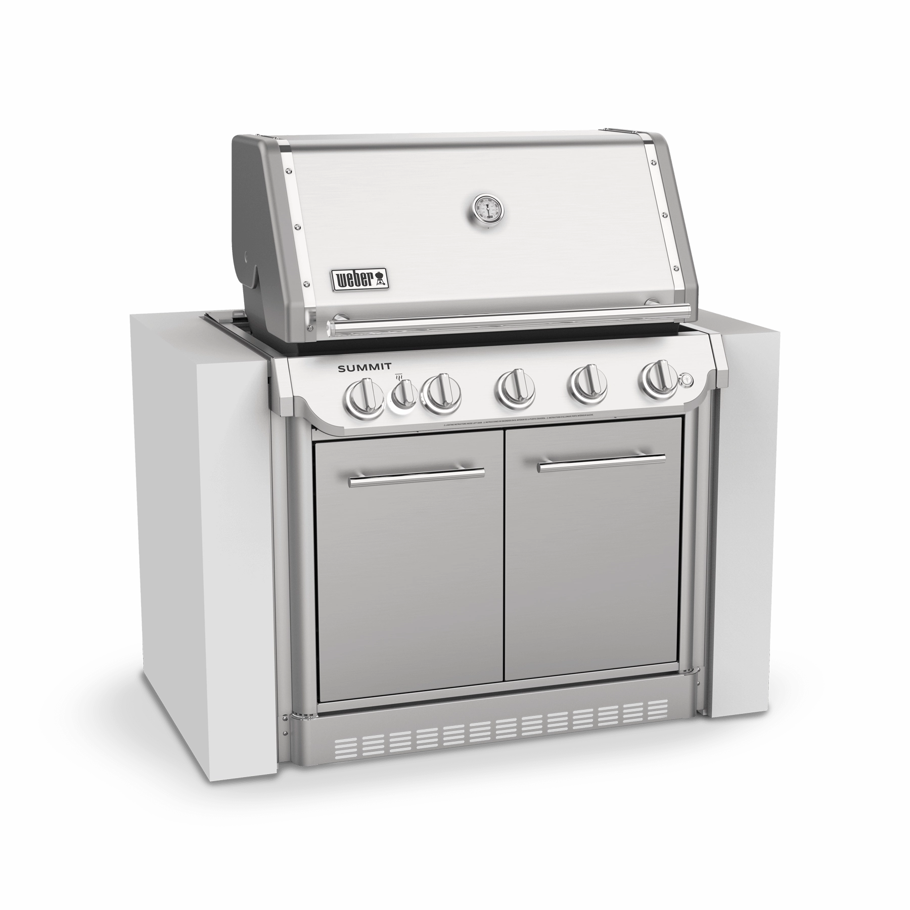 Weber 1500043 Summit Sb38 S Built-In Gas Grill (Natural Gas) - Stainless Steel