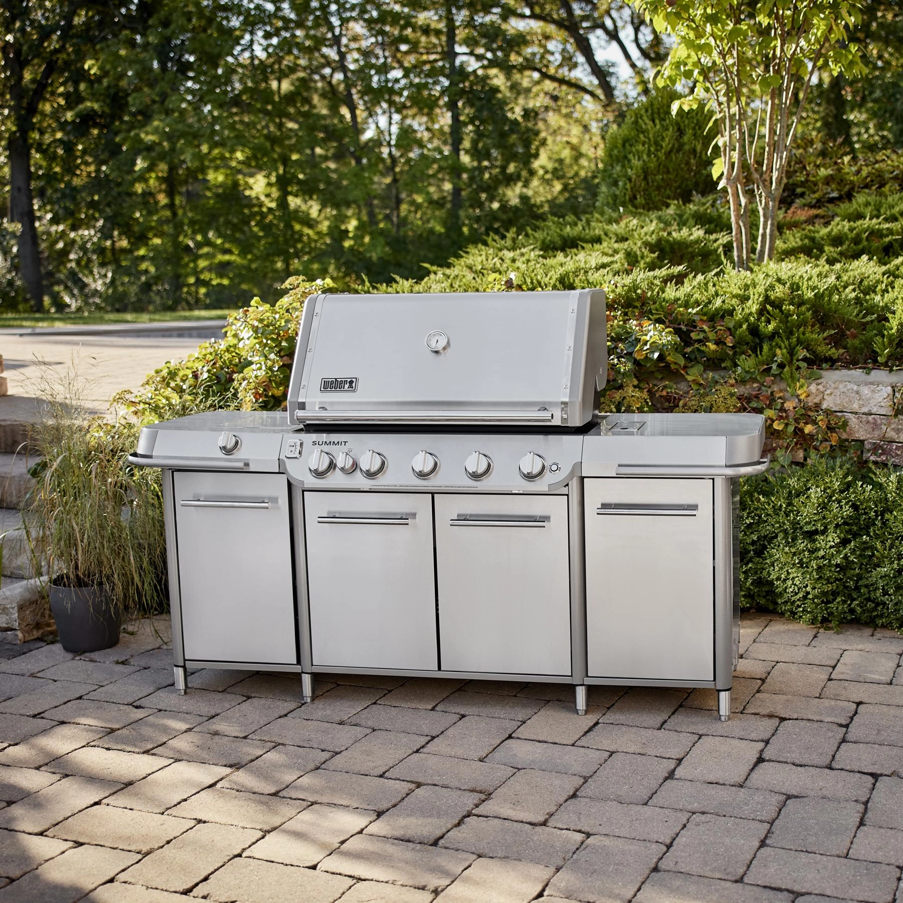 Weber 1500091 Summit Gc38 S Grill Center (Liquid Propane) - Stainless Steel