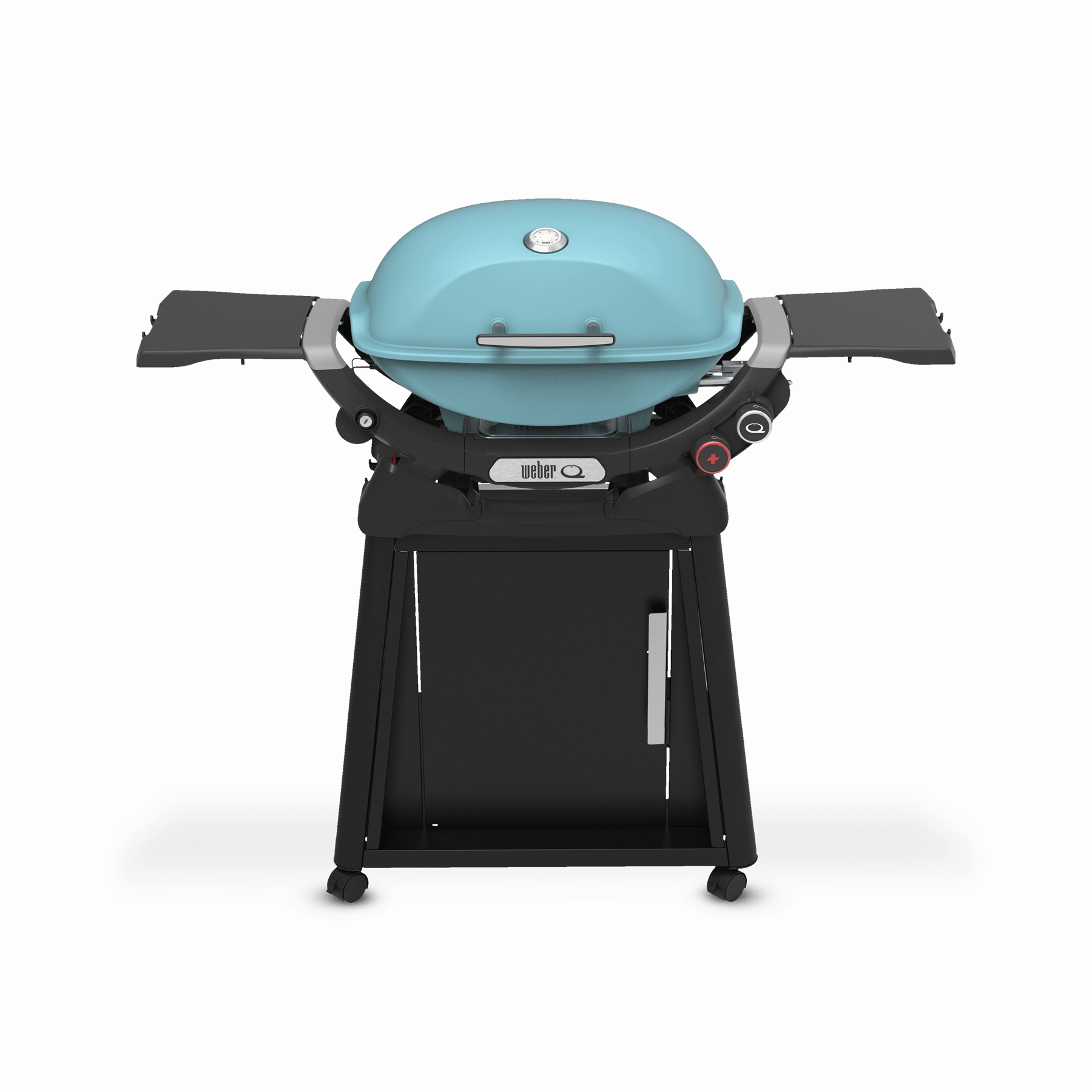 Weber 1500394 Q 2800N  Gas Grill With Stand (Liquid Propane) - Sky Blue Liquid Propane Barbeque Grills,propane gas grill