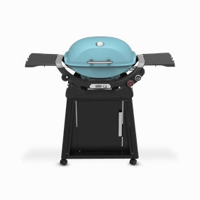 Weber 1500394 Q 2800N  Gas Grill With Stand (Liquid Propane) - Sky Blue Barbeque Grills,outdoor bbq grill