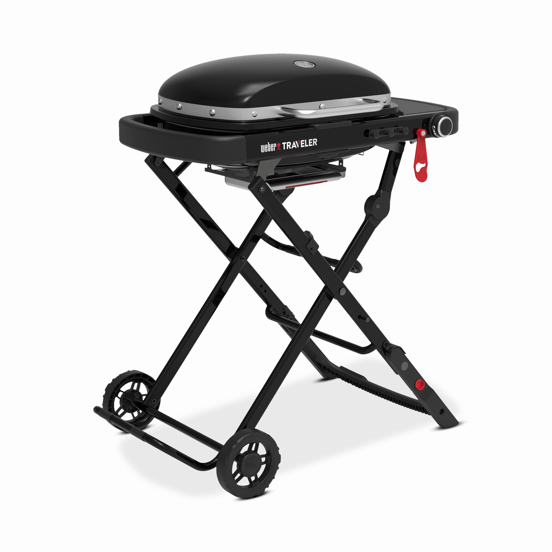 Weber 1500460 Weber Traveler Compact Portable Gas Grill - Black
