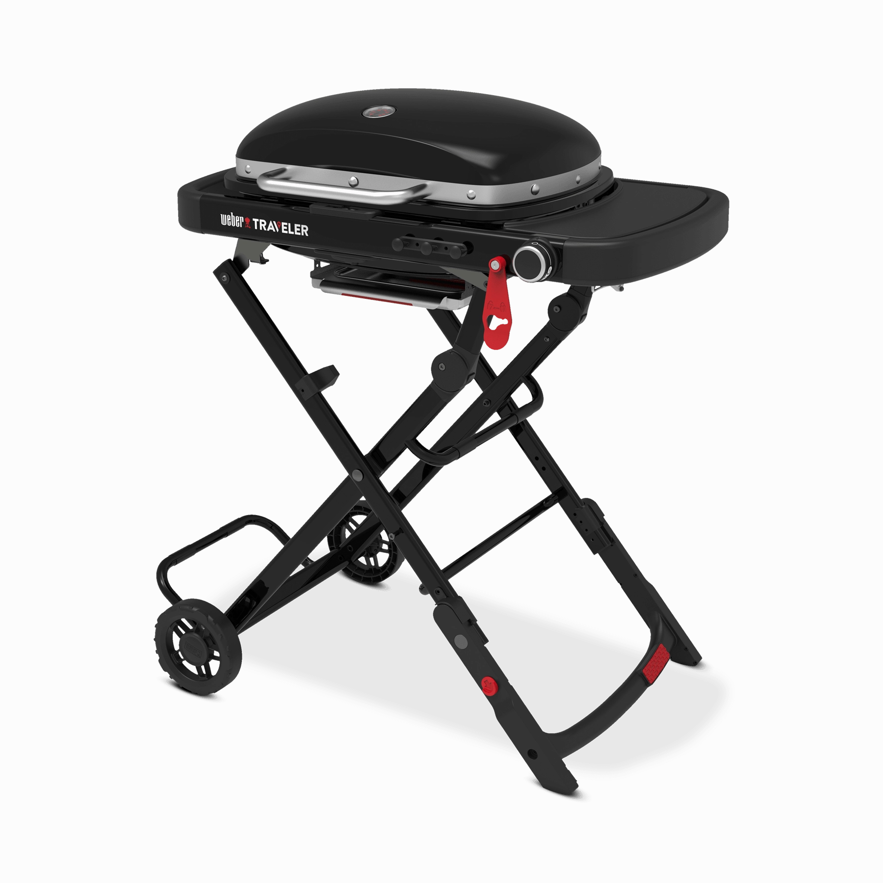 Weber 1500460 Weber Traveler Compact Portable Gas Grill - Black