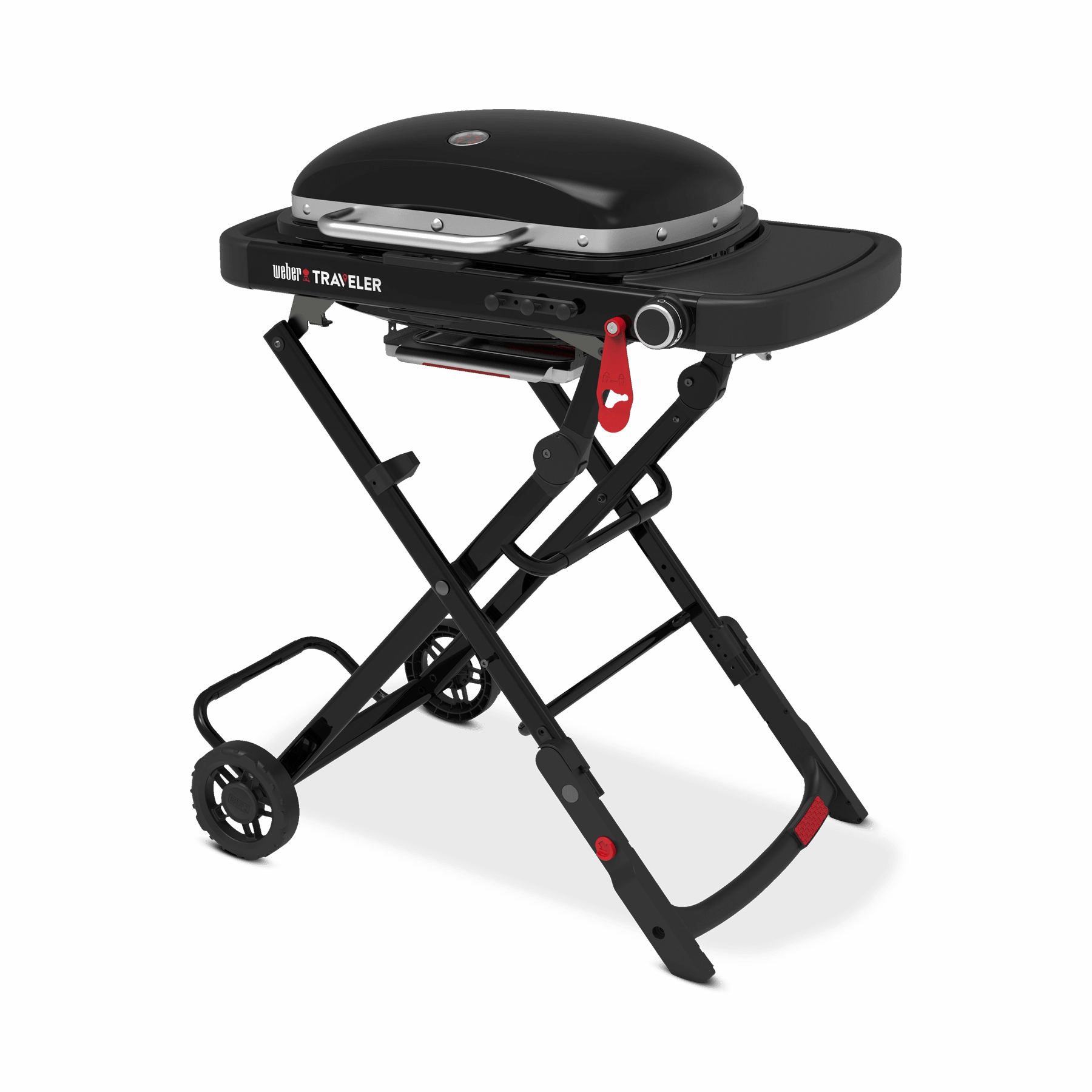 Weber 1500460 Weber Traveler Compact Portable Gas Grill - Black