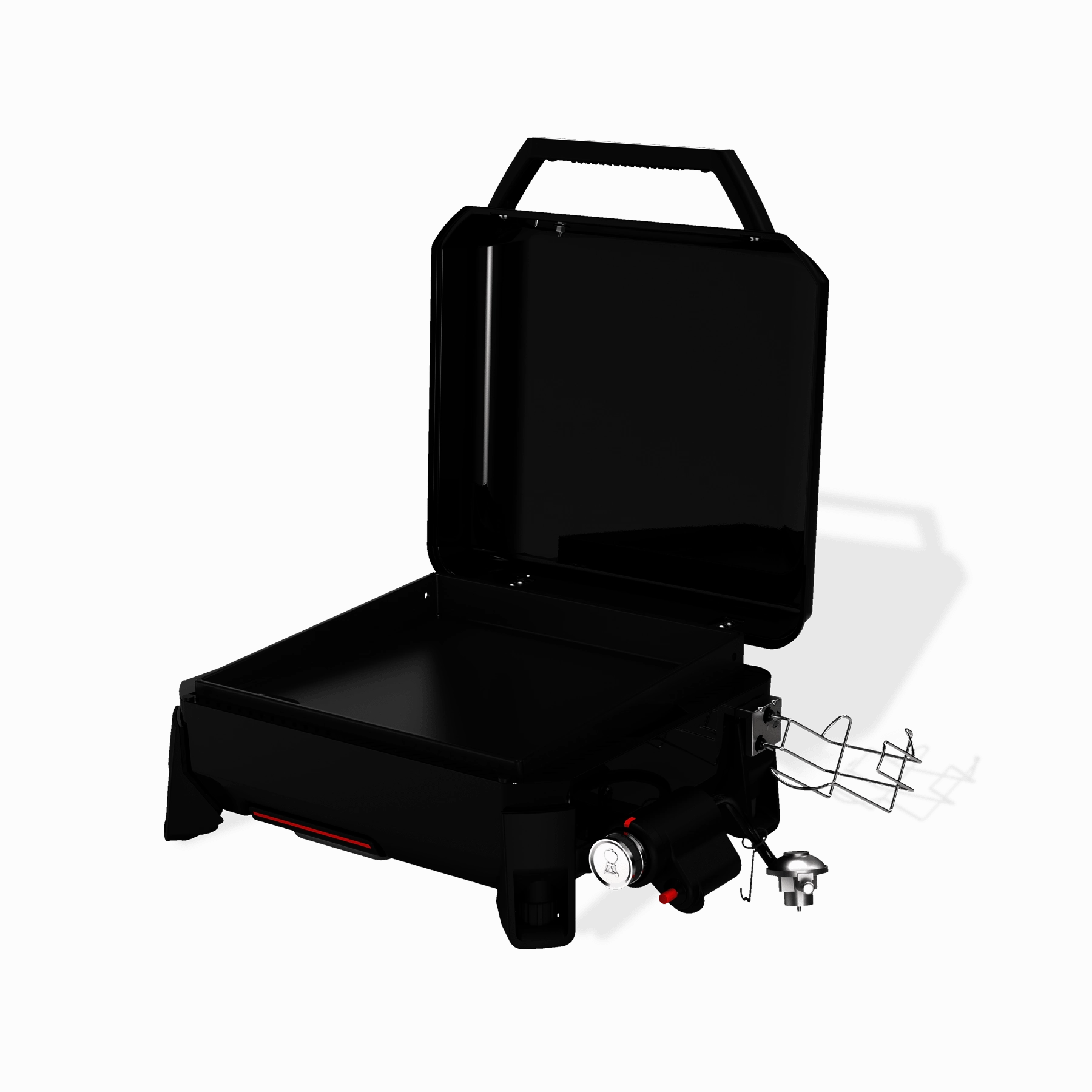 Weber 1500531 Slate 17 Rust-Resistant Tabletop Griddle - Black
