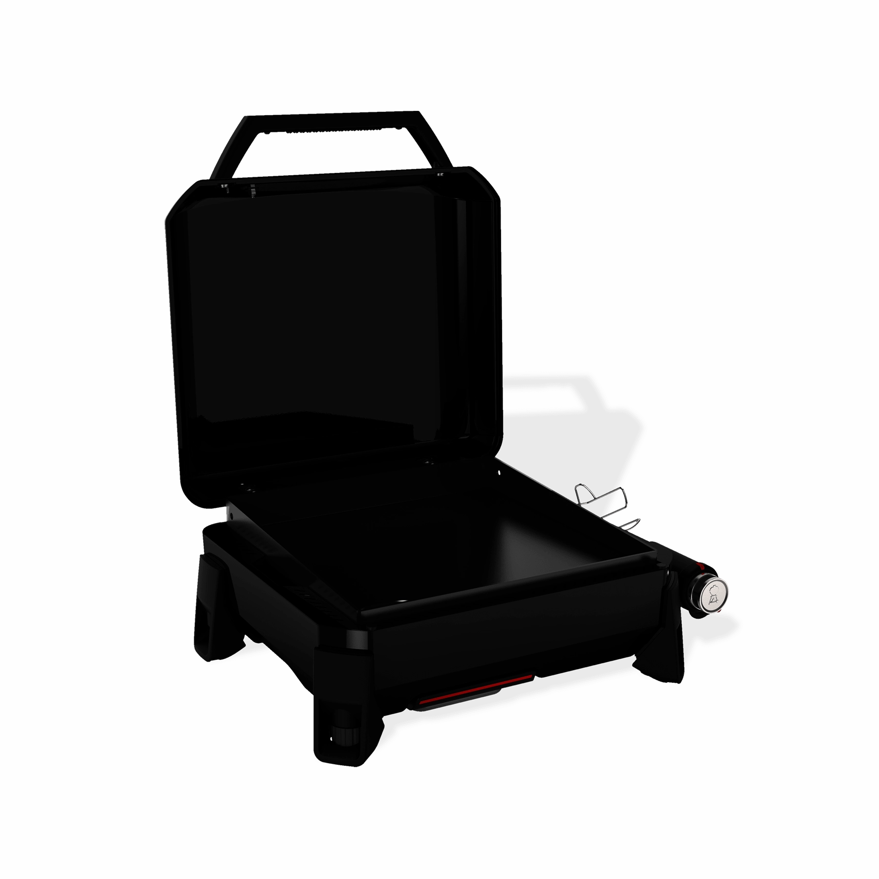 Weber 1500531 Slate 17 Rust-Resistant Tabletop Griddle - Black