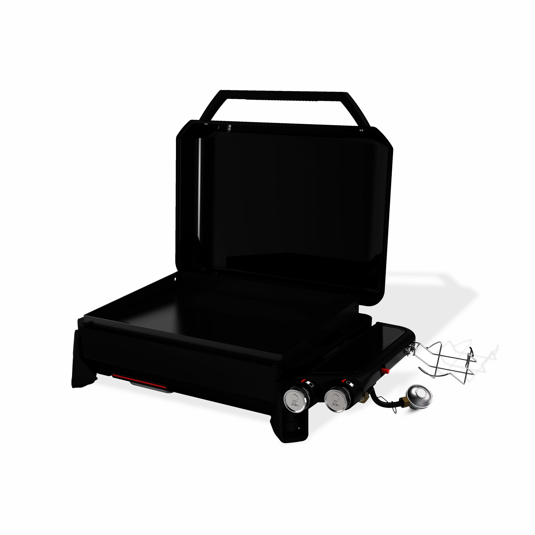 Weber 1500532 Slate 22 Rust-Resistant Tabletop Griddle - Black