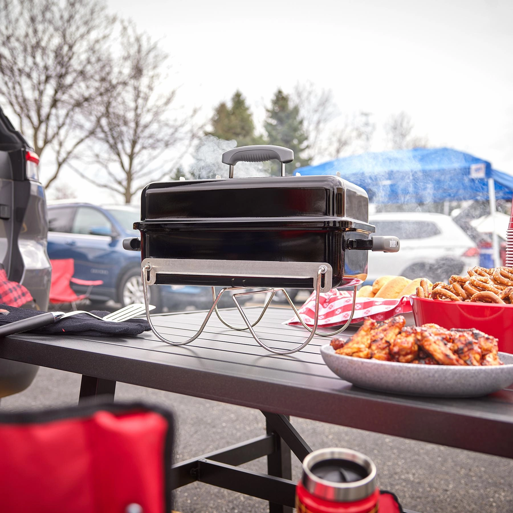 Weber 1500763 Go-Anywhere Charcoal Grill - Black
