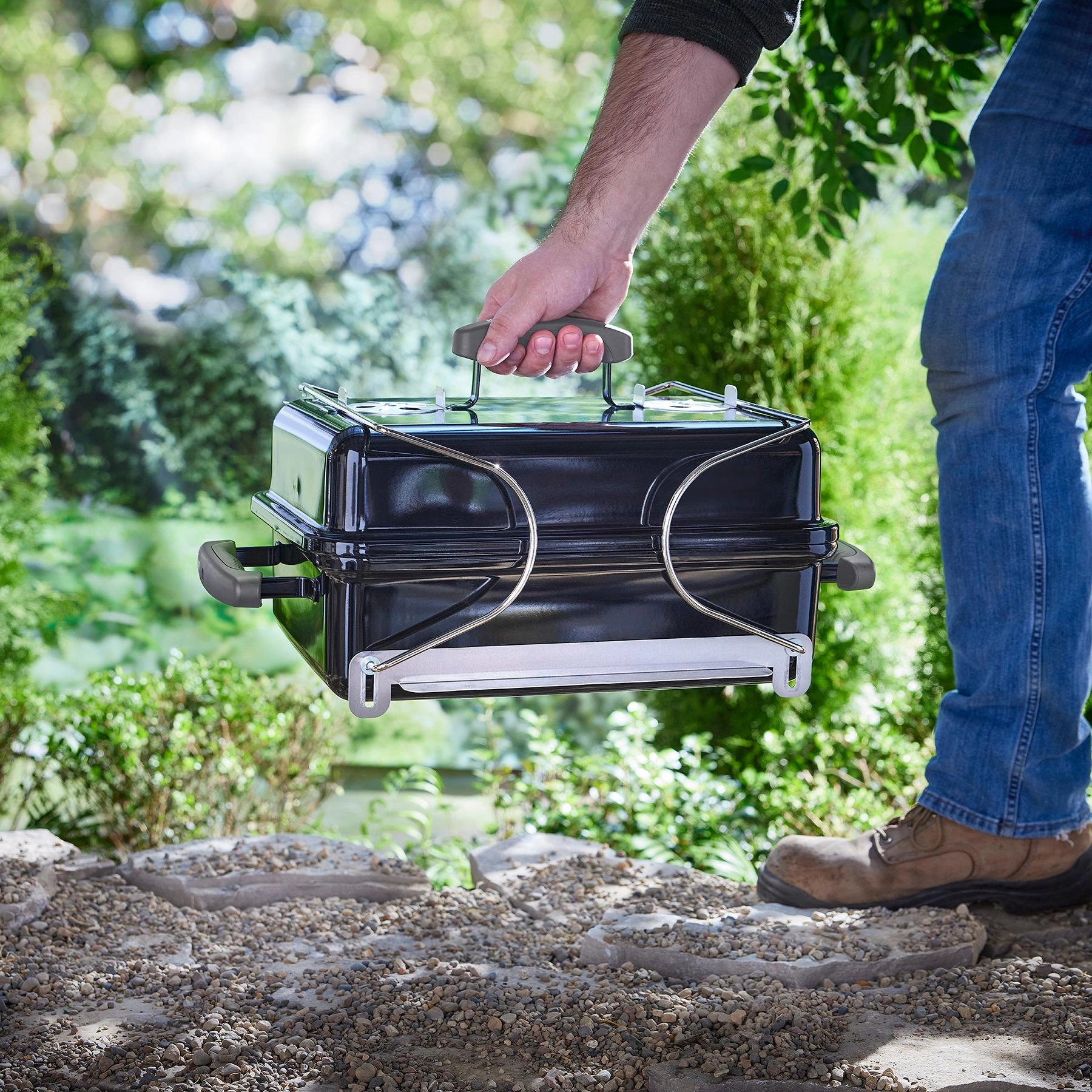Weber 1500763 Go-Anywhere Charcoal Grill - Black