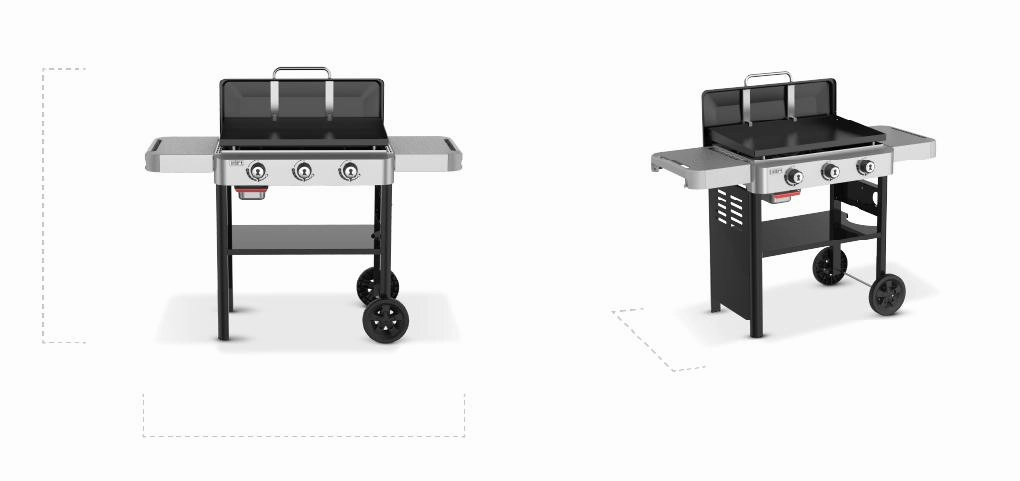 Weber 1501005 Weber 28" Rust-Resistant Griddle - Black