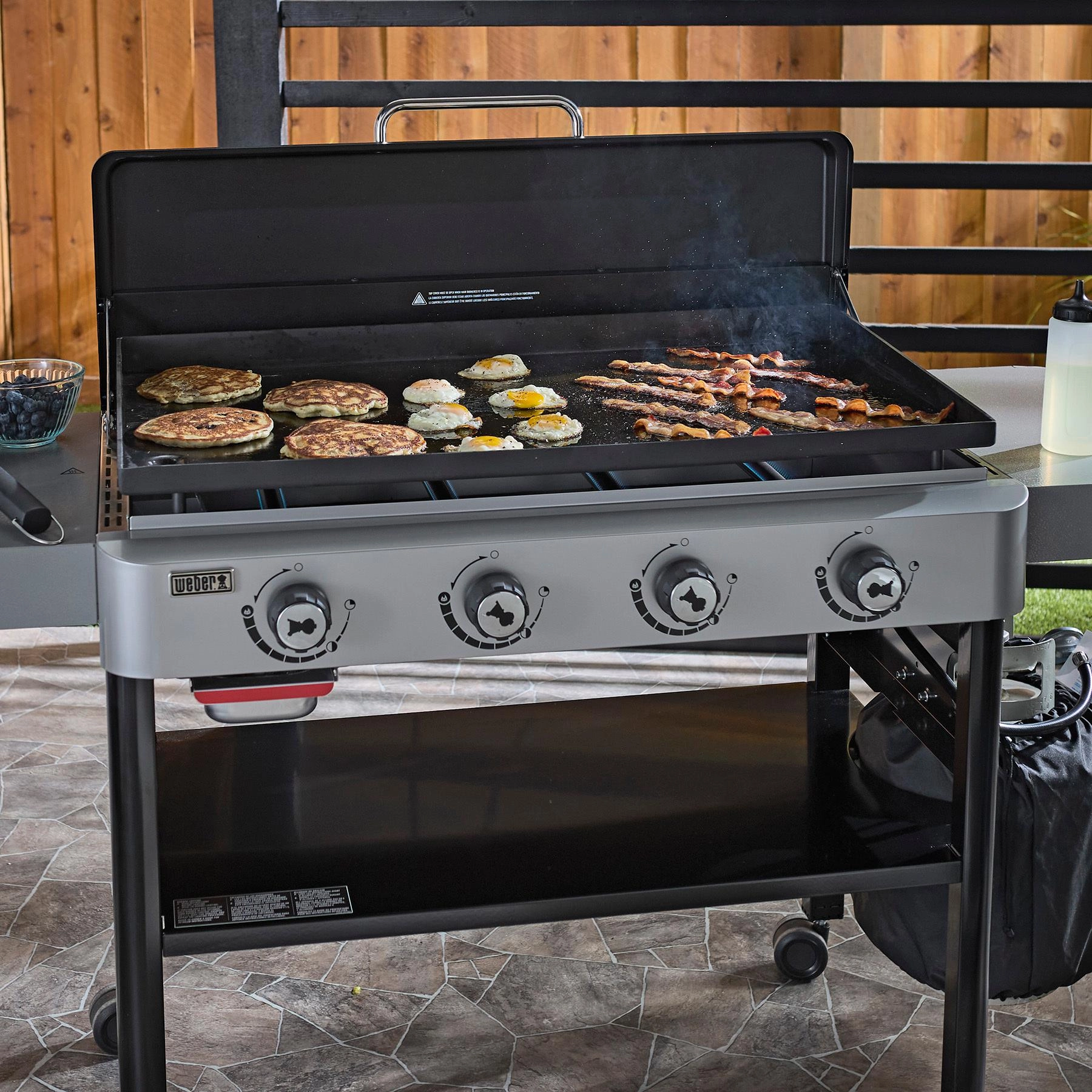 Weber 1501006 Weber 36" Rust-Resistant Griddle - Black