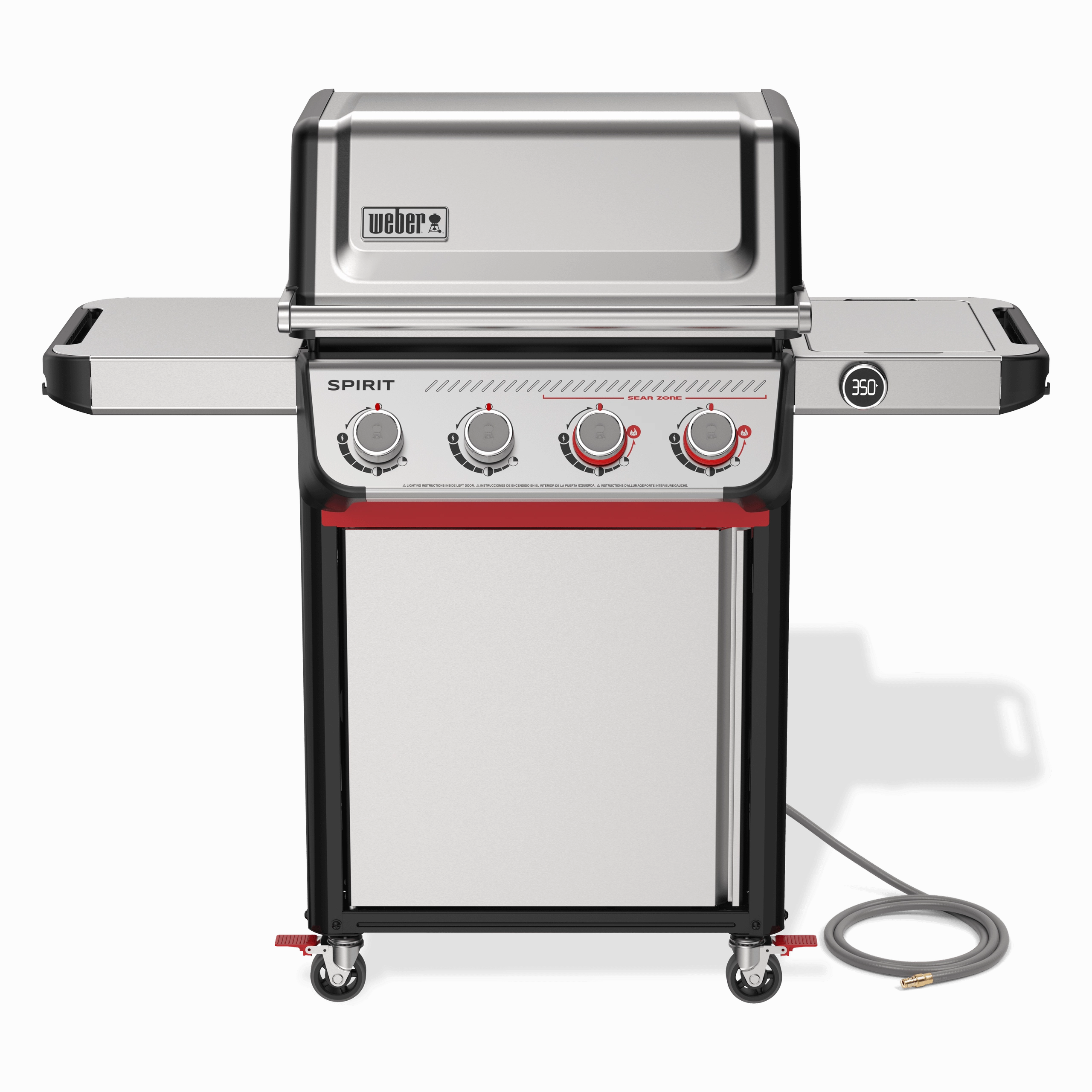 Weber 1501057 Spirit Sp-425 Gas Grill (Natural Gas) - Stainless Steel