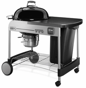 Weber 15401001 Performer Premium Charcoal Grill - 22 Inch Black Charcoal Barbeque Grills,charcoal bbq smoker
