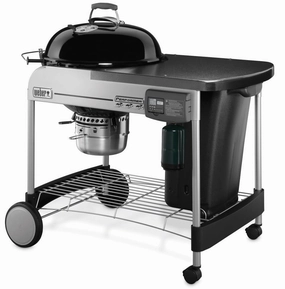 Weber 15501001 Performer Deluxe Charcoal Grill - 22 Inch Black Barbeque Grills,outdoor bbq grill