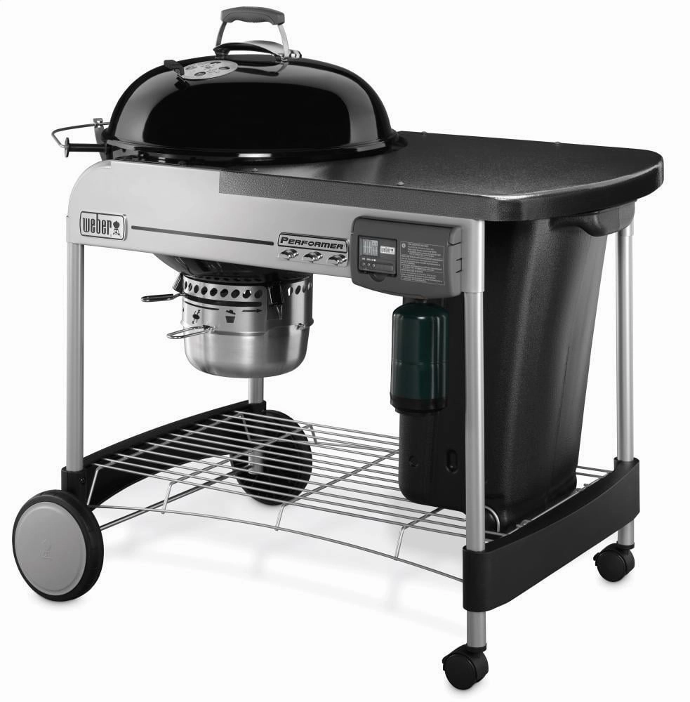 Weber 15501001 Performer Deluxe Charcoal Grill - 22 Inch Black Charcoal Barbeque Grills,charcoal bbq smoker