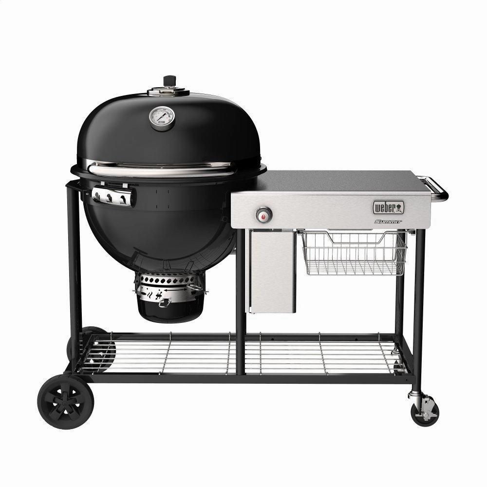 Weber 18501101 Summit Kamado S6 Charcoal Grill - 24 Inch Black Charcoal Barbeque Grills,charcoal bbq smoker