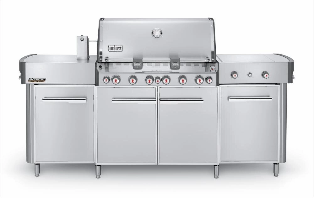 Weber 292001 Summit Grill Center Natural Gas - Stainless Steel Natural Gas Barbeque Grills,natural gas outdoor grill