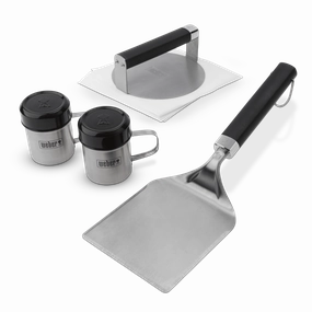 Weber 3400061 Smashed Burger Set Barbeque Grill Accessories,grill tool set